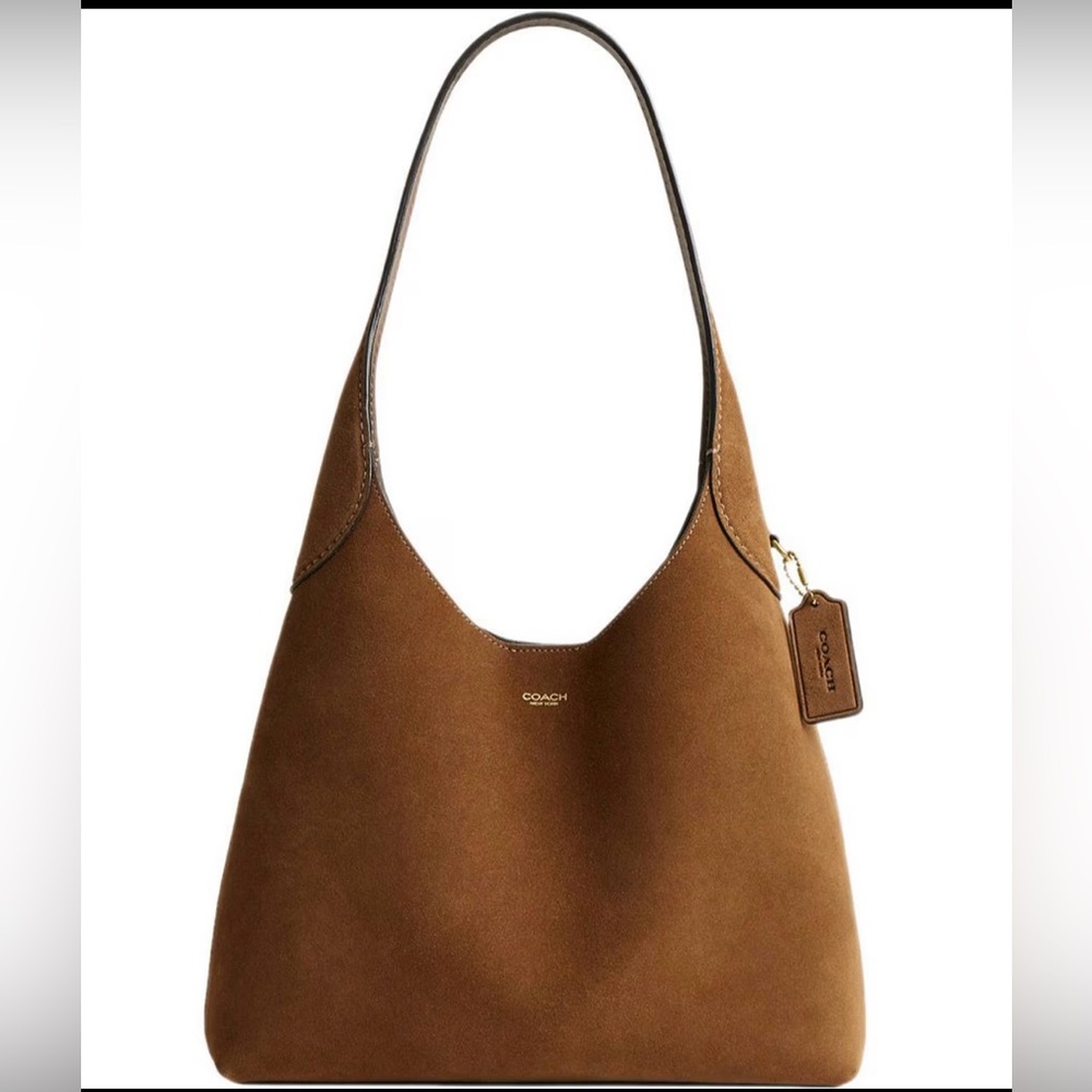 Coach Brooklyn 28 Suede Hobo Bag